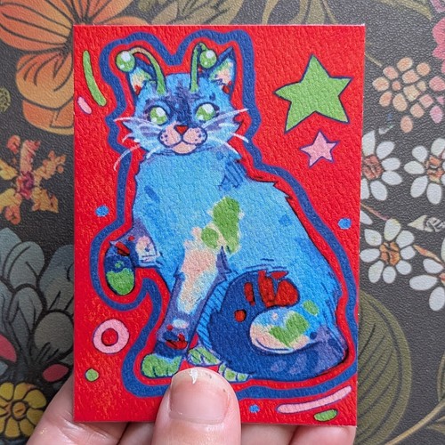 Aceo print alien - #1, by