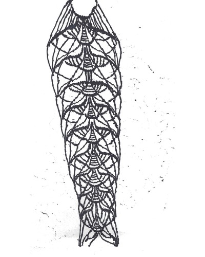 Ornate pattern column black - ornate,