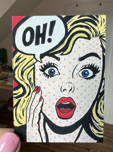 Aceo print pop - print, art